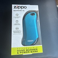 Zippo Blue HeatBank  9s Rechargeable Hand Warmer Brand New Z4A18