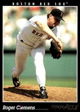 Roger Clemens 1993 Pinnacle #25 Red Sox MLB READ FREE SHIPPING AutographDen