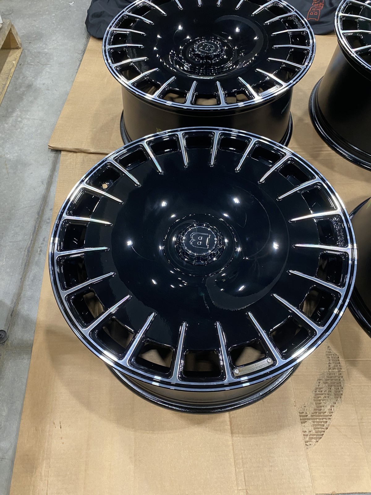 BRABUS Set of 4 ZM Monoblock Wheels 10.5J x 22 H2 for Mercedes W 465, AMG G 63