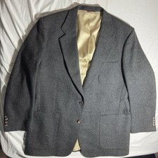 Jos A Bank Elegant Charcoal Men's Blazer 44L 100 Wool