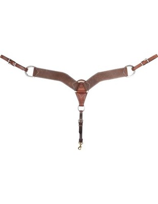 Martin Saddlery Breast Collar Roughout Leather Quality BC134RO