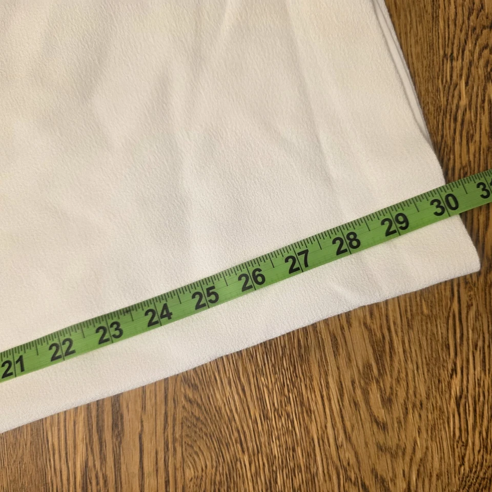 Mono Vince Camuto Talla 6 Blanco Con Borde Negro Noche Formal Adelgazante Nuevo con Etiquetas Foto 4 de 4