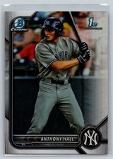 2022 Bowman Draft Anthony Hall Chrome Refractor BDC-97