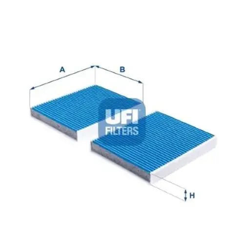 Cabin filter with antibacterial action 34.394.00 UFI for MERCEDES-BENZ S-CLASS