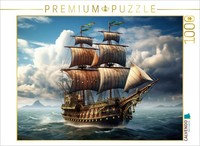 Calvendo Puzzle Segelschiff Auf Dem Meer | 1000 Teile Lege-GrößE 64 × 48 Cm Foto