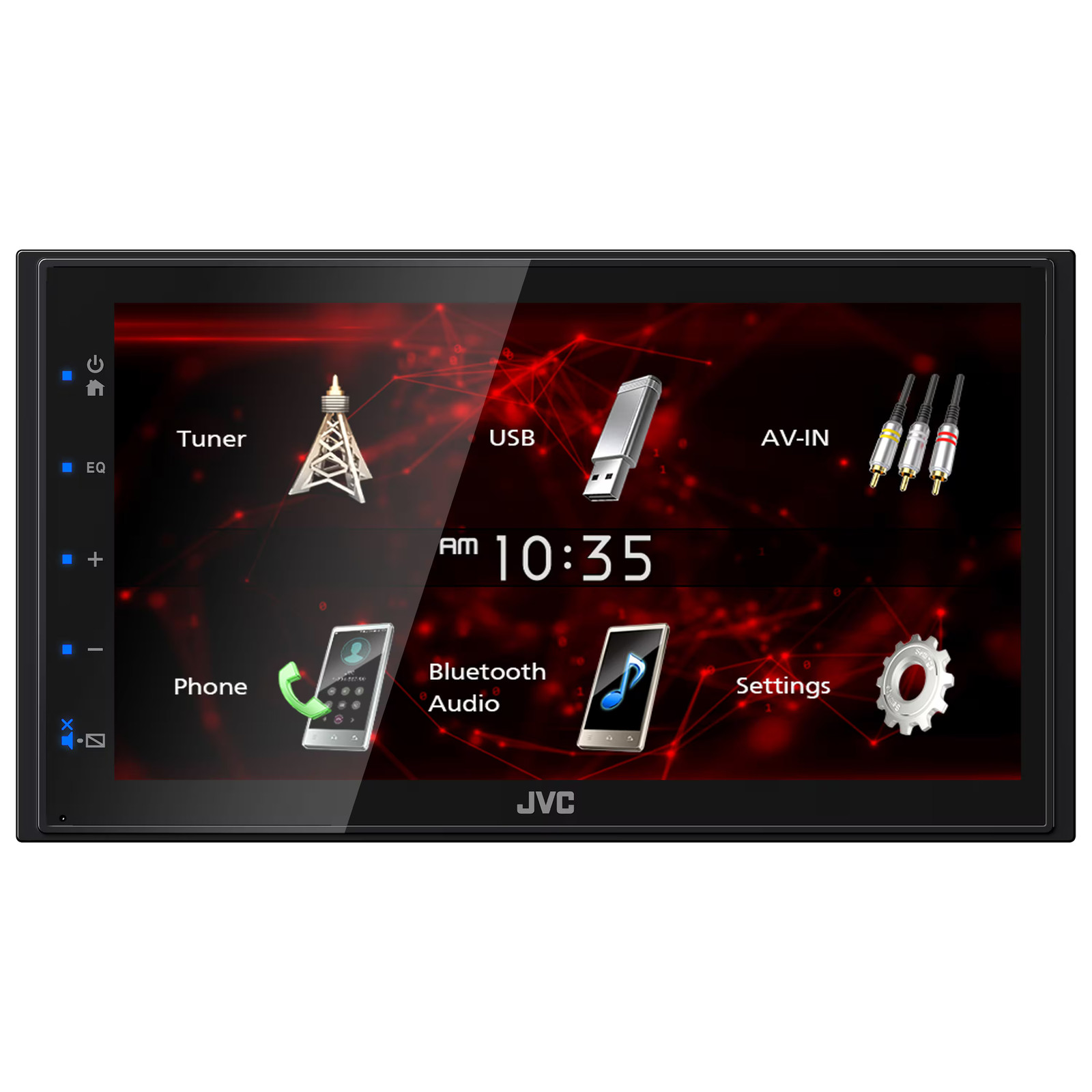 Цифровой мультимедийный ресивер JVC - 68 Bluetooth DM с входом для камеры заднего вида и P 32890₽