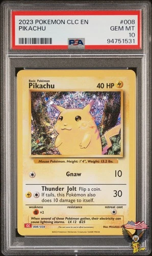 Pikachu 008 CLC Classic Pokemon PSA 10