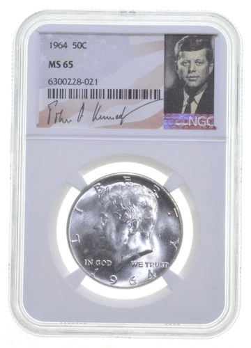1964 MS65 Kennedy Half Dollar Philadelphia NGC Special Label *6701