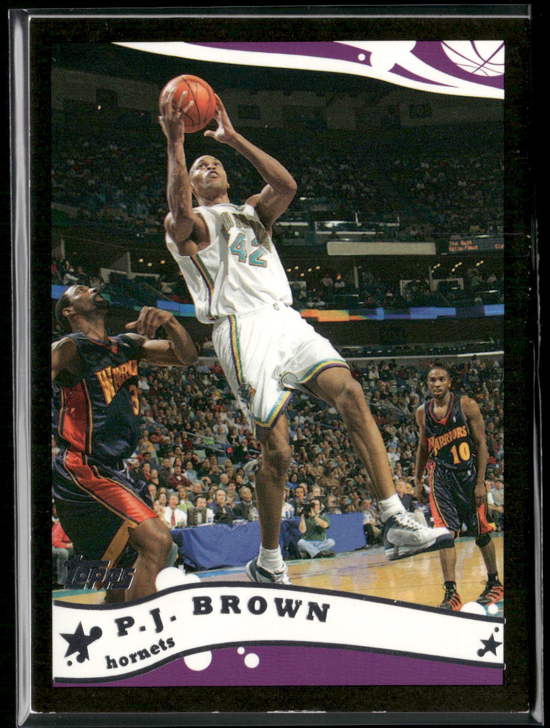 2005-06 Topps #184 P.J. Brown Black #/500