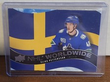 20-21 UD Series 1 Hockey NHL Worldwide WW-5 Elias Pettersson