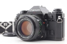 Tested MINT Canon AE-1 Program Film Camera Black New FD 50mm f1.4 Lens JAPAN
