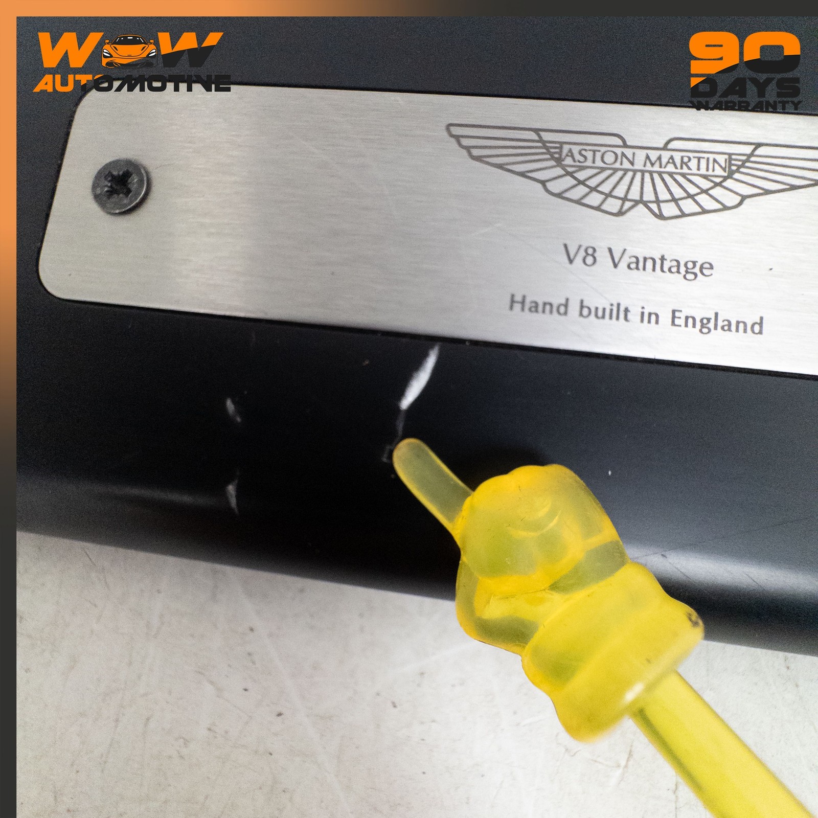 06-16 ASTON MARTIN V8 S VANTAGE LEFT DOOR SILL SCUFF INTERIOR TRIM PLATE OEM