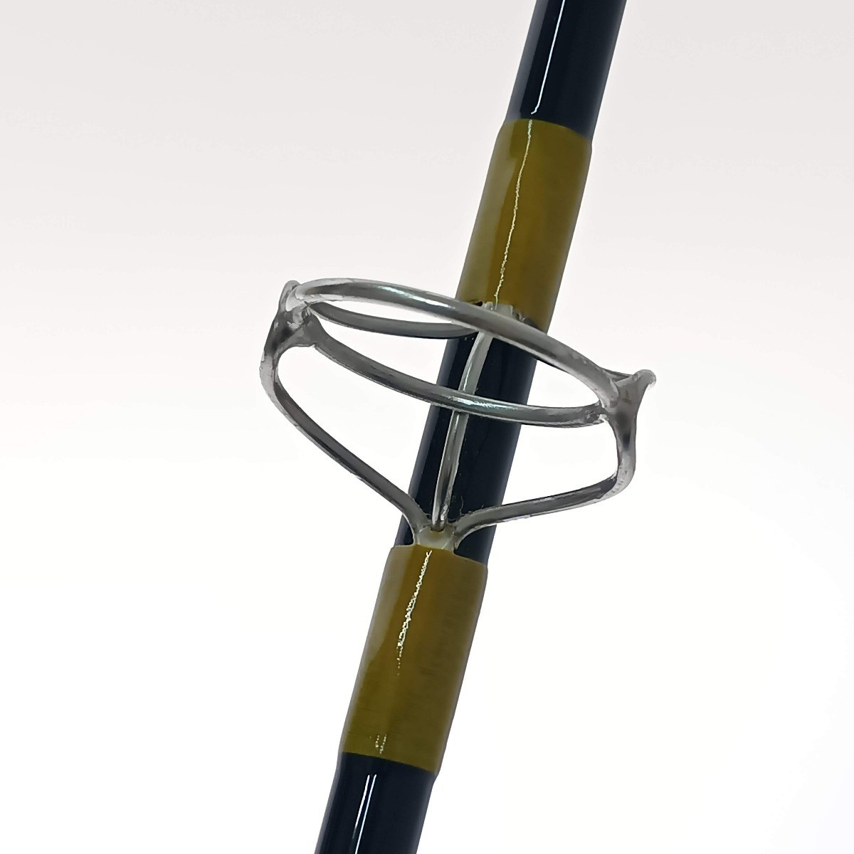 Hardy Fibalite Spinning 7' two piece black finish rod, olive