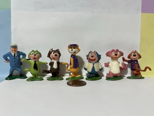 Marx TV Tinykins Top Cat plastic figure set Hanna Barbera cartoon characters SEE