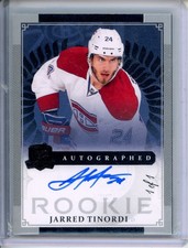 2013-14 Upper Deck The Cup Jarred Tinordi 179 Black Rookie Auto 1/1 Canadiens RC