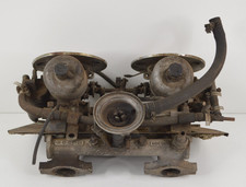 Mg Mgb Dual Su Carburetors W Intake Manifold Heat Shield Complete Assembly
