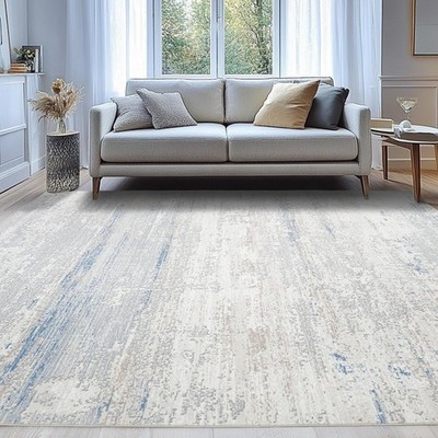 Washable 8x10 Abstract Rugs for Living Room Bedroom Modern Area Rug