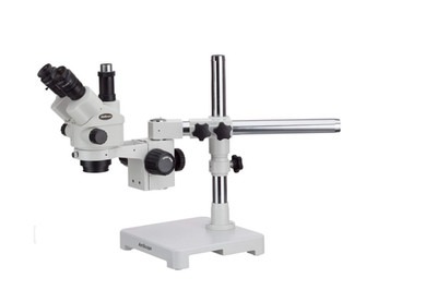 Amscope SM-3NTP 7x - 45x Simul-Focal Stereo Lockable Zoom Microscope on...