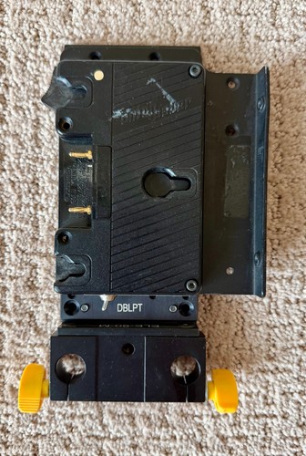 IKAN Anton Bauer Gold Mount Battery Plate with 15mm Rod Clamps.