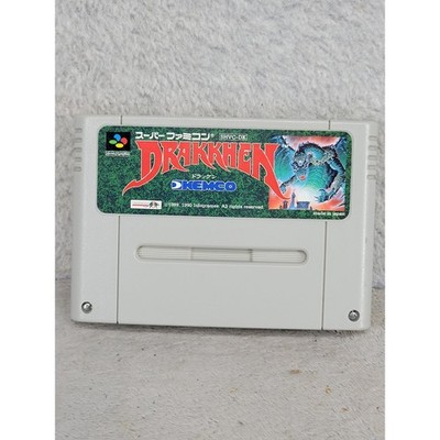 Drakkhen Nintendo Super Famicom SFC Kemco Japan Import SHVC-DK RPG Video Game