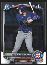Josiah Hartshorn 2025 Bowman Draft #BDC-21 Chrome Chicago Cubs