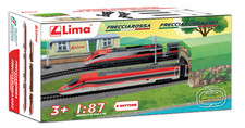 Set Treno Frecciarossa ETR500 + Frecciarossa ETR1000 in scala 1:87 doppio circui