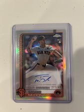 2025 Topps Chrome Update-Rookie Debut Auto Trevor McDonald CRDATM Refractor/499 