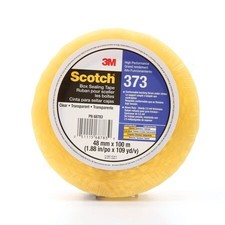 Scotch 373 Carton Sealing Tape, 2.5 Mil Thick, 2 In W X 100 M L, 3 In Core