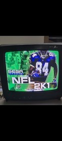 SEGA Dreamcast HKT-3020 Console, 2 Controllers, Cables, NFL 2K1 *TESTED*