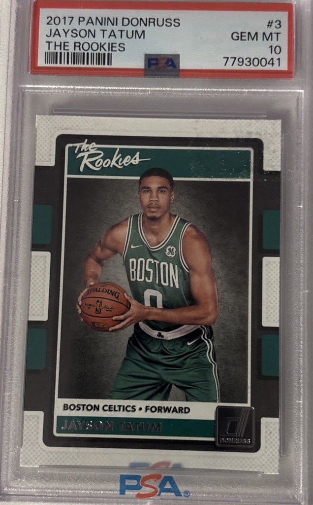 2017 Panini Donruss Jayson Tatum The Rookies No 3 Psa 10