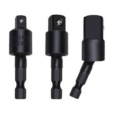 1/4 inch, 3/8 inch, 1/2 inch 1/4in Hex Shank Socket Adapter Fit For DIY projects