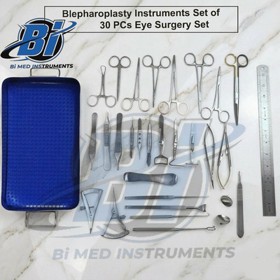 Blepharoplasty Instruments 30 Pcs Set Plastic Surgery Set High Quality