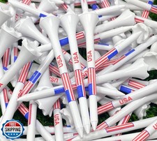 NorthPointe USA American Flag 3    Plastic Golf Tees - 100 Patrio
