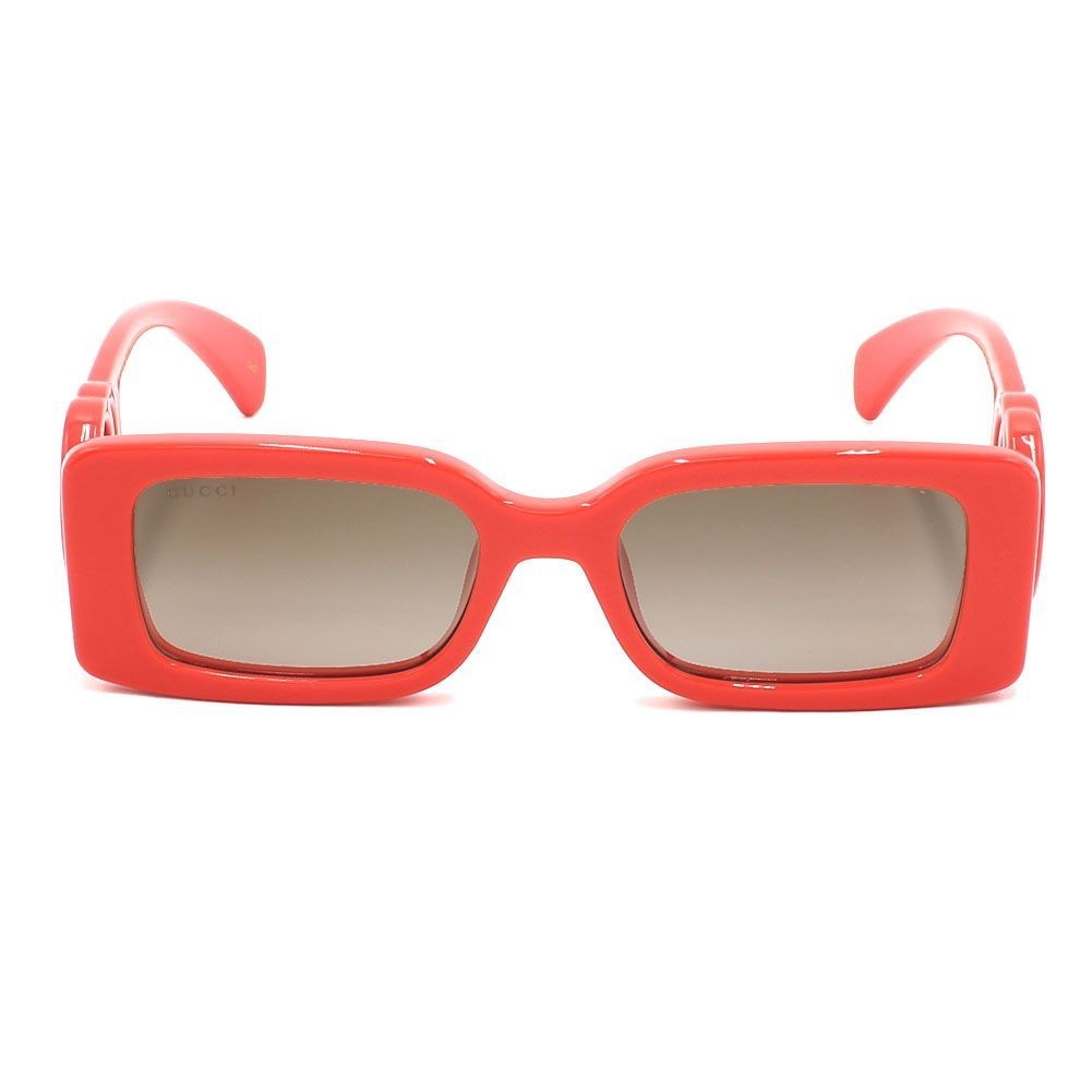GUCCI GG1325S 005 Red Brown Gradient Women Sunglasses Global Fit Authentic thumbnail 2