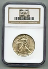 1936 Walking Liberty Silver Half Dollar NGC MS 65