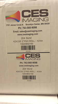 4 Rolls 42''x150' 20lb Bond Canon IPF Plotter Paper