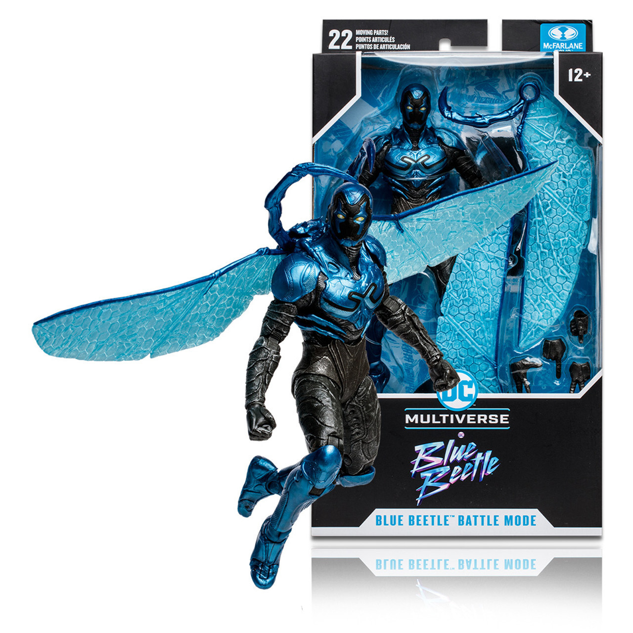 NEW DC BLUE BEETLE MOVIE 7" FIGURE BATTLE MODE DC MULTIVERSE MCFARLANE TOYS 2023