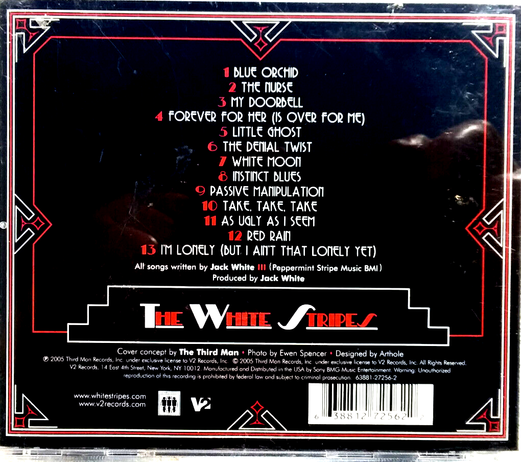 欧2discs LP White Stripes Get Behind Me Satan 19439842421 Third Man Records, Legacy, Sony Music /00520 Get Behind Me Satan The White Stripes 2015 RSD Colored Vinyl