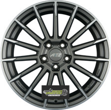 AEZ Atlanta graphite matt polished 8.5x19 ET35 - LK5/112 ML70.1 Felge Alu AEZ Atlanta graphite matt polished 8.5x19 ET35 - LK5/112 ML70.1 Felge Alu