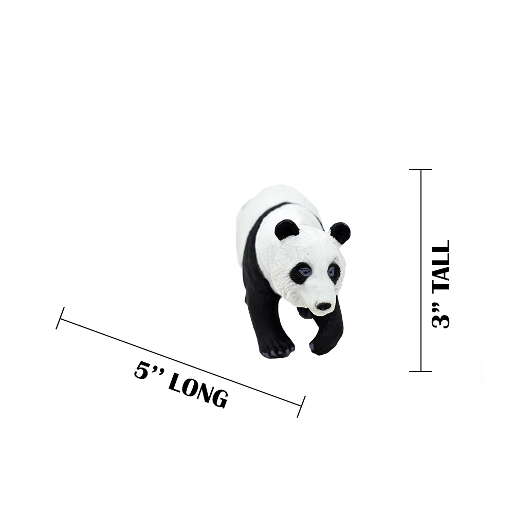 Panda Bear, Plastic Toy Animal, Kids Gift, Realistic Figure, Model