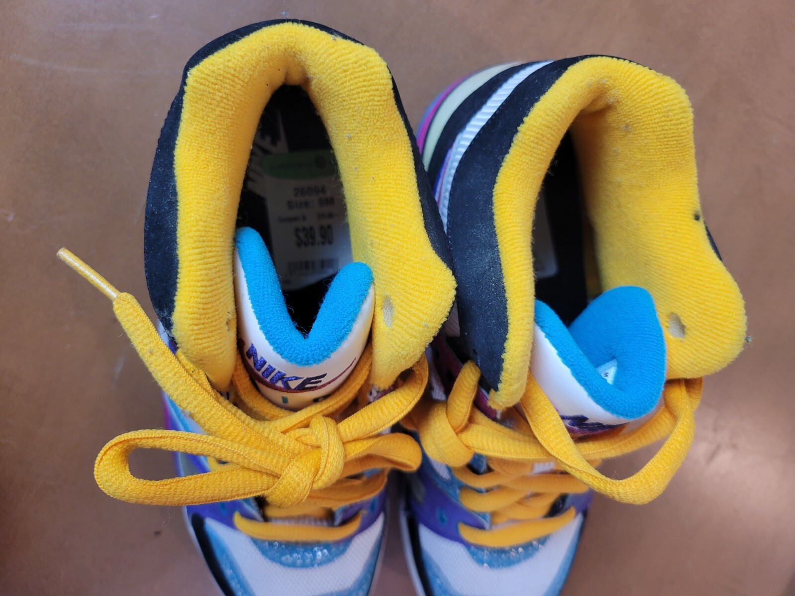 Nike Air Digs High retro White purple pink blue silver black Women's size sz 9 888507296221 eBay