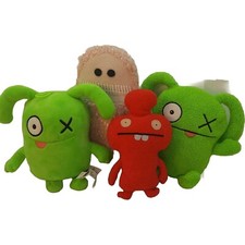 Ugly Doll Plush Mixed Lot Red, Green  Extra Doll