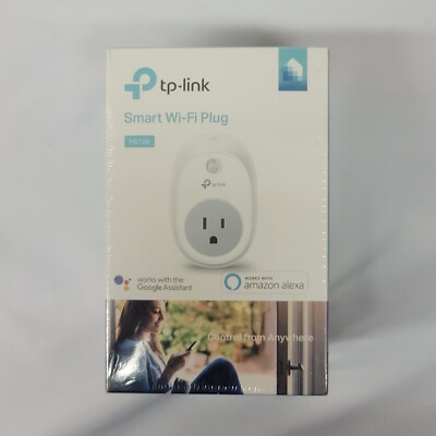 TP-Link HS100 Wi-Fi Smart Plug Kit For Google Assistant Amazon Alexa New Sealed