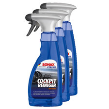 SONAX Cockpitreiniger Cockpitpflege Matt Kunststoffreiniger 500 Ml 3X