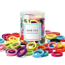 Baby Hair Ties for Girls - 100Pcs Small Elastic Toddler Hair Ties Ponytail Holde