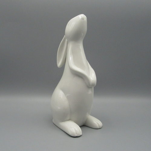 SPRING EASTER CERAMIC BUNNY RUBBIT FIGURINE NEW - Picture 2 of 19