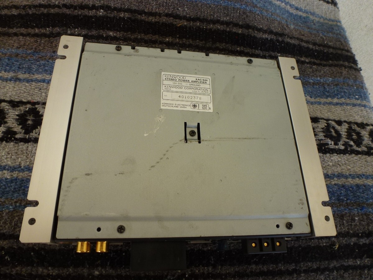 Kenwood Audio KAC-644 Old School 4/3/2 Class A/B Channel Amp Free