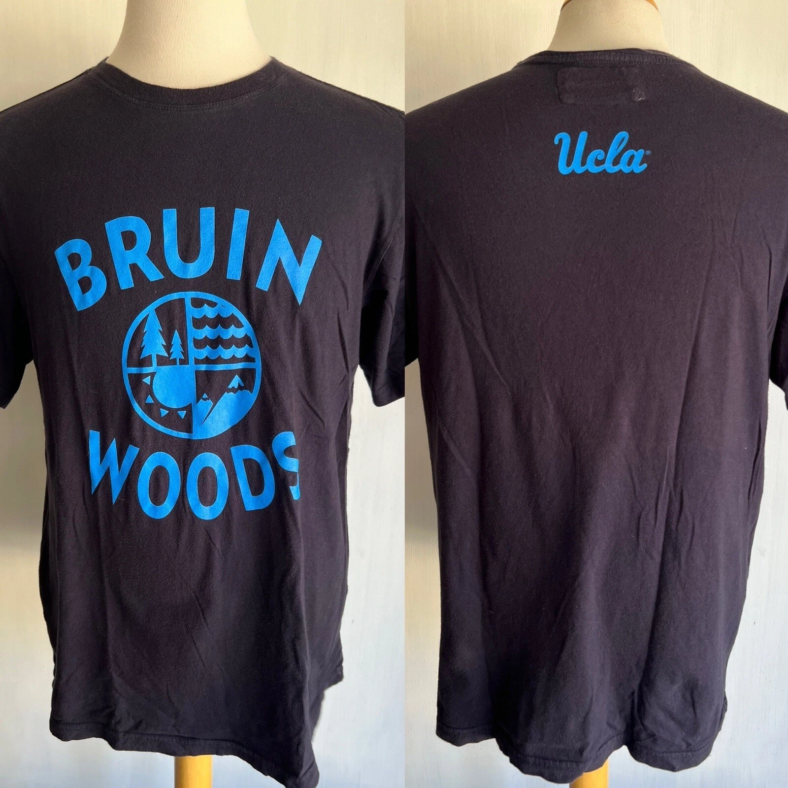 UCLA BRUIN WOODS Official Men's Camp Lake Arrowhead California T-Shirt Large