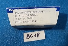 NORTH AMERICAN  R49.50   P02639-DET1  ( 200 DIFF )    NS825    INSERTS   10 PCS 