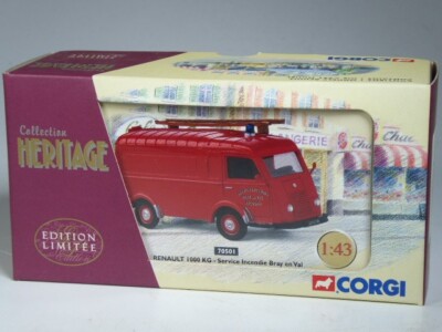 Corgi 1/43 - Renault 1000kg Service Incendie Bray En Val - Miniature Diecast Collection